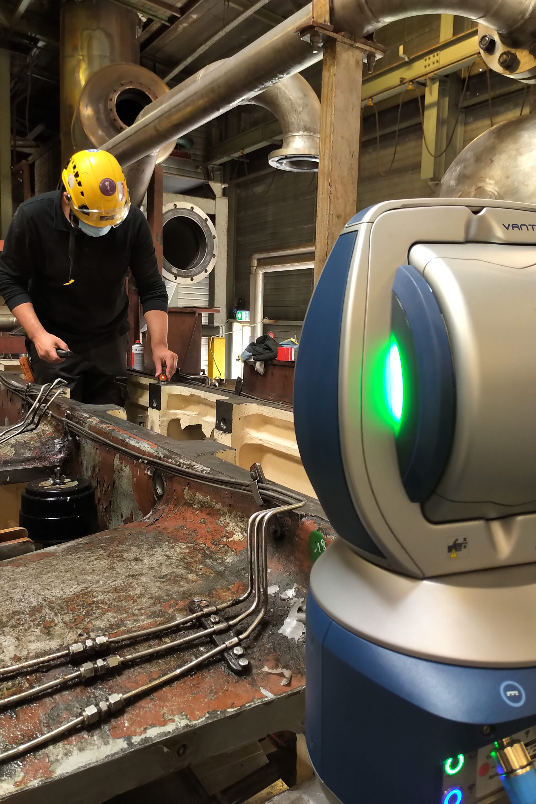 Controle laser