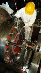 Usinage cordon rotor turbine