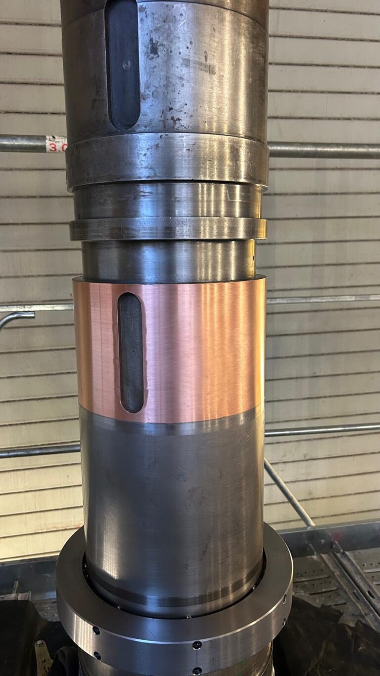 Rotor shaft machining